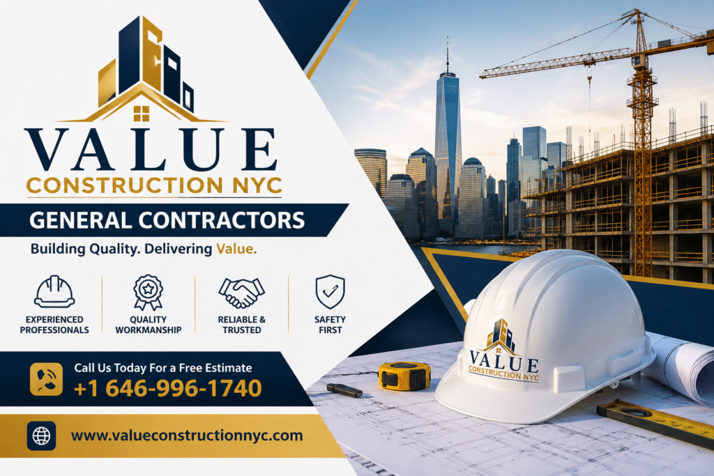 Value Construction NYC General Contractors